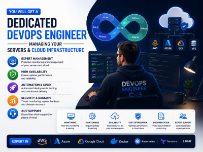 A dedicated DevOps engineer managing your servers and cloud infrastructure