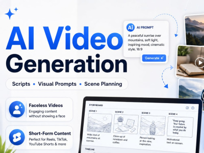 Engaging AI Videos Generated for your YouTube Channel