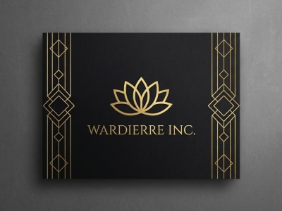 I will design premium luxury visiting card with gold foil effect