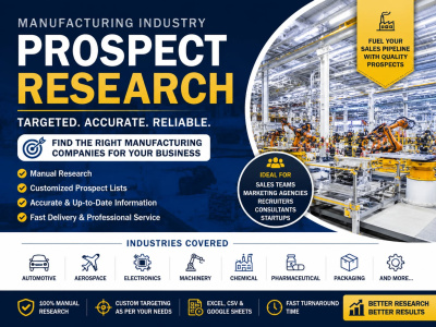 Manufacturing Sector Prospect Research