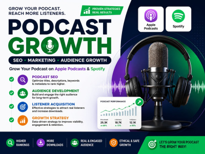 Optimize Your Podcast SEO and Growth Strategy for Apple Podcasts & Spotify