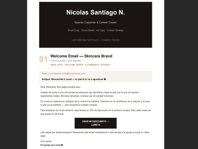 Spanish Copy for Social Media, Emails & Ads