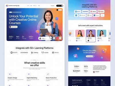WordPress Education Website Design | Online Course Website Design | SEO