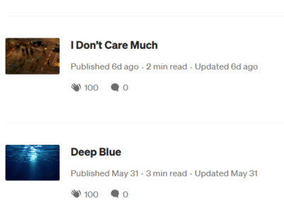 A highly engaging, story-driven article or blog post.
