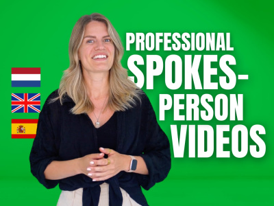 A dutch spokesperson for professional videos