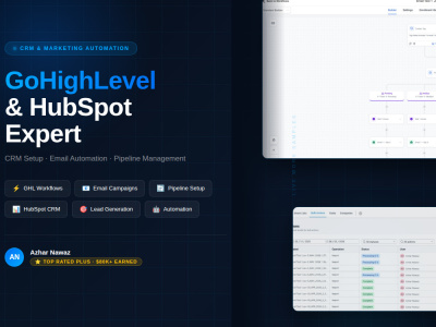 GoHighLevel & HubSpot CRM Setup, Email Marketing Automation Pipeline Manage