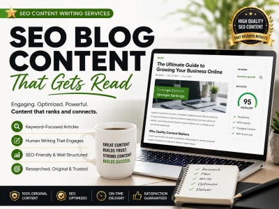 SEO blog posts that build traffic, authority and trust