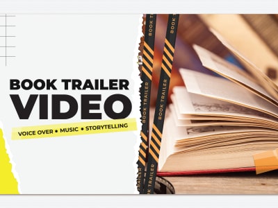 A Custom Book Trailer Promo Video for Launches, Social Media & Amazon