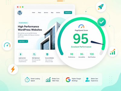 WordPress speed optimisation and a 90+ PageSpeed score for your site