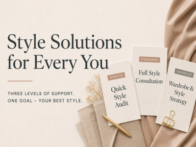 Personal Style Consultation to refresh your wardrobe vision