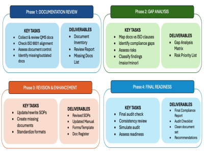 ISO 9001 Documentation Review, Gap Analysis & Audit Readiness Support