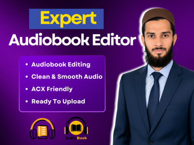 Audiobook Editor | Audiobook Production | Audio Editor | ACX Standard