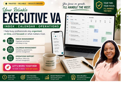 Executive Virtual Assistant for Inbox, Calendar & Workflow Management