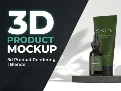 Realistic 3D Mockup of your Product for Amazon & Shopify