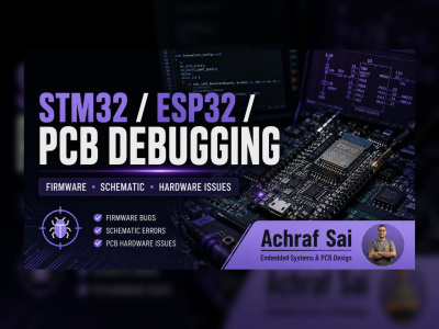 Your STM32, ESP32, PCB, schematic, or firmware issue fixed