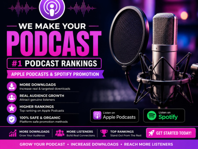 Organic Apple Podcast Promotion for Huge Downloads and Top Rankings