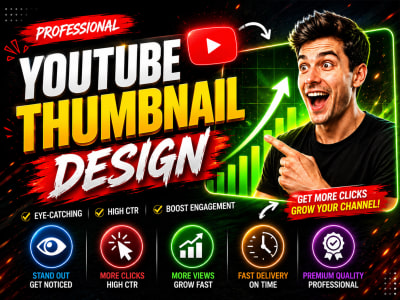 YouTube Thumbnail Designer, Youtube Thumbnail Design, Youtube Thumbnail