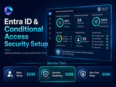 A secure Entra ID and Conditional Access setup with Zero Trust policies