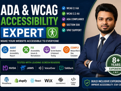 ADA, WCAG, Section 508, VPAT audit report and remediated website
