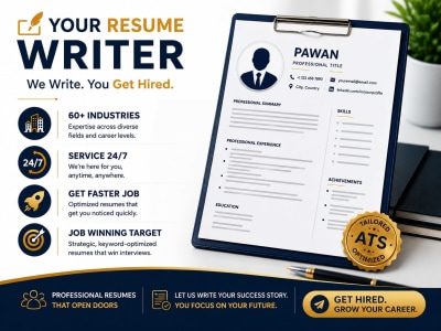 Professional Resume Writing, CV & LinkedIn Optimization