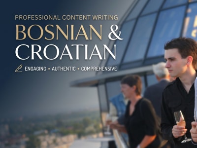 A high-quality, well-researched article written in Bosnian or Croatian