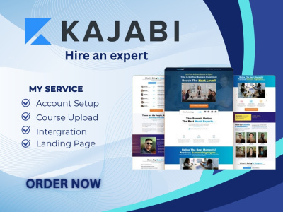 Kajabi online course, course website, sales funnel, and kajabi website