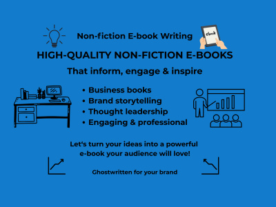 A powerful & engaging non-fiction e-book for your business or brand