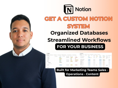 Custom Notion workspace for your marketing team ready to use in 5 days