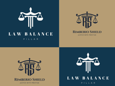 Professional logo design for legal, attorney or law firm