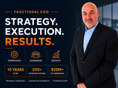 Hands-on Fractional COO support to resolve bottlenecks & scale operations