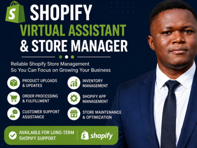 Shopify Virtual Assistant & Store Manager