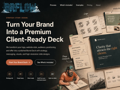 Premium Brand Deck Creation for Your Business, Website, and Marketing