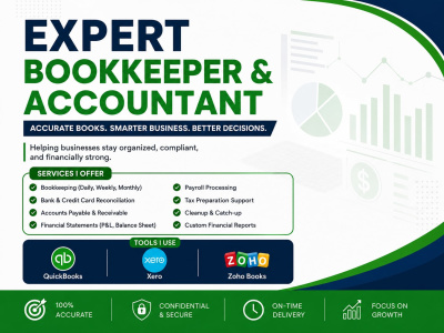 Expert Accountant | Certified Bookkeeper | Accounting | Bookkeeping