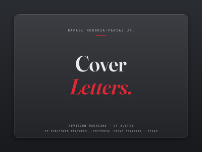 A tailored cover letter for one specific job in 24 to 48 hours.