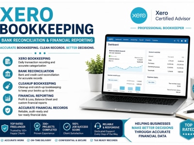 Xero bookkeeping and bank reconciliation