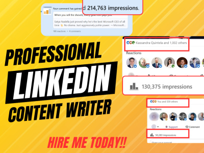 A Professional LinkedIn Profile Ghostwriter and SEO Expert