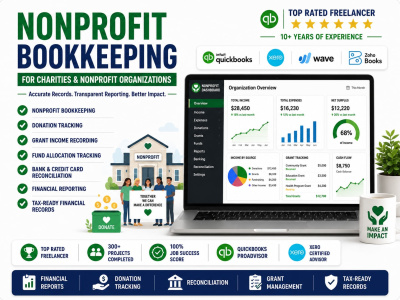 Bookkeeping for nonprofit organizations and charities