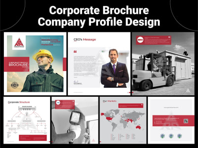 Design a professional corporate brochure and company profile