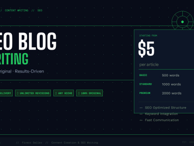 SEO Blog Articles That Rank — Research, Write & Optimize