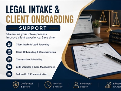 Professional client intake support that saves your law firm time