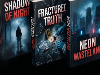 Horror, Thriller & Crime Book Cover Design Dark & Cinematic