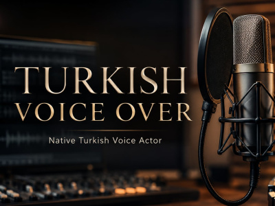 A professional native Turkish voice over