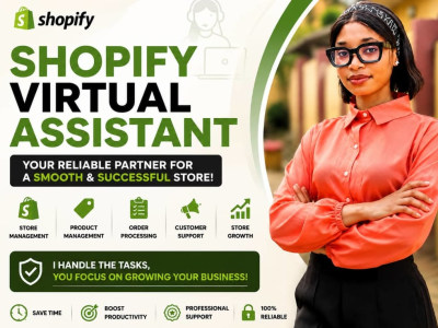 Shopify Expert Virtual Assistances & Store Management service for ecommerce