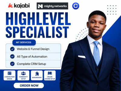 Gohighlevel expert for go high level website and sales funnel automation