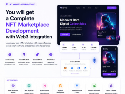 Get a Complete NFT Marketplace Development with Web3 Integration
