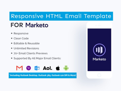 Custom Marketo email templates for scalable marketing campaigns