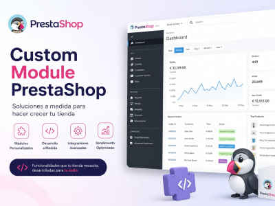 A custom PrestaShop module built to fit your store's exact needs