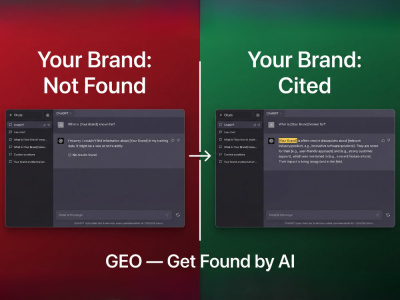 A GEO audit + schema architecture that gets your B2B brand cited by AI