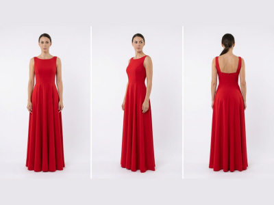 AI Fashion Triptych | Front, Side, Back for E-commerce Catalogs