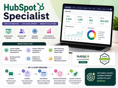HubSpot Specialist | CRM Automation | CMS Development | Website Solutions